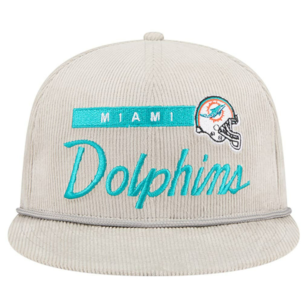 Cord Rope Corduroy 9FIFTY Snapback Hat - Miami Dolphins Hats