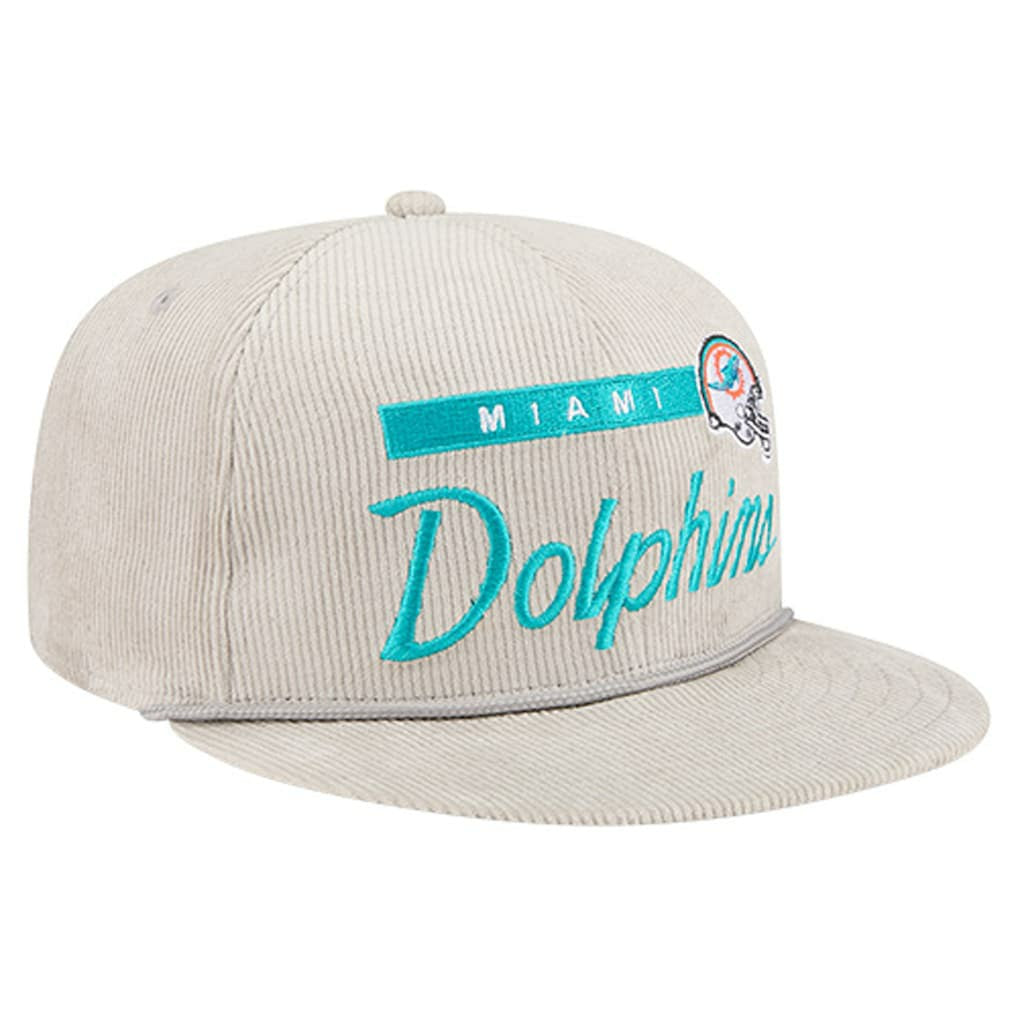 Cord Rope Corduroy 9FIFTY Snapback Hat - Miami Dolphins Hats