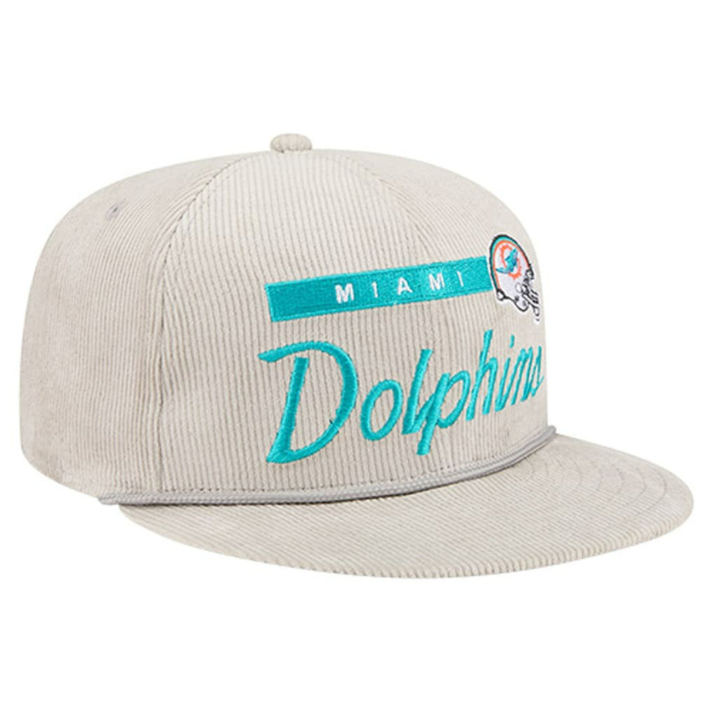 Cord Rope Corduroy 9FIFTY Snapback Hat - Miami Dolphins Hats