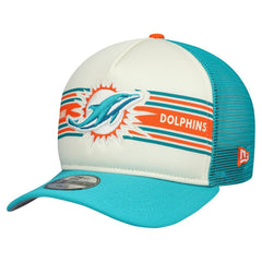 Youth Banner 9FIFTY A-Frame Adjustable Trucker Hat - Miami Dolphins Hats