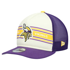 Youth Banner 9FIFTY A-Frame Adjustable Trucker Hat - Minnesota Vikings Hats