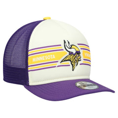 Youth Banner 9FIFTY A-Frame Adjustable Trucker Hat - Minnesota Vikings Hats