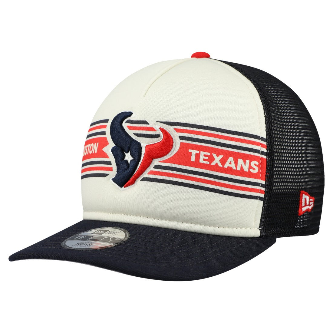 Youth Banner 9FIFTY A-Frame Adjustable Trucker Hat - Houston Texans Hats