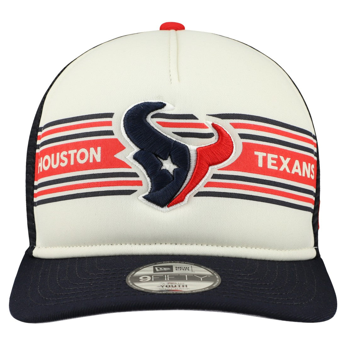 Youth Banner 9FIFTY A-Frame Adjustable Trucker Hat - Houston Texans Hats