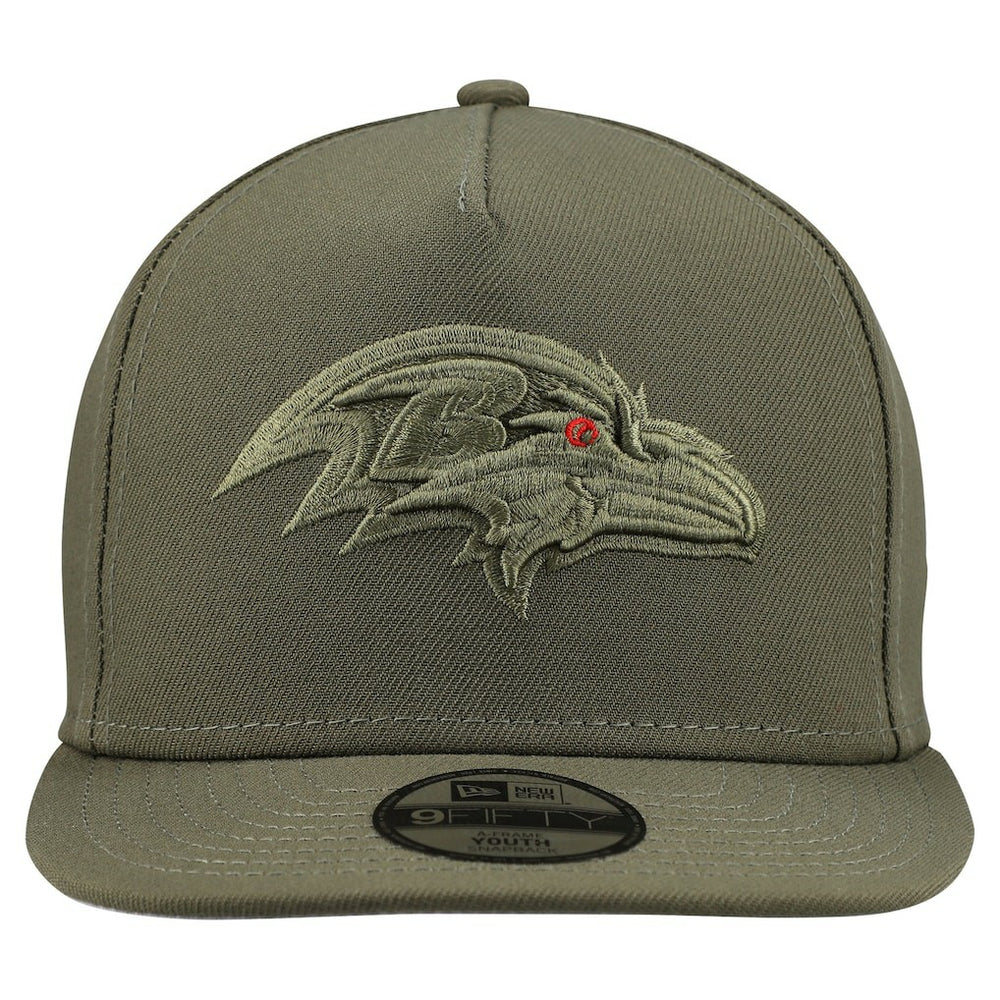 Youth Color Pack A-Frame 9FIFTY Snapback Hat - Baltimore Ravens Hats