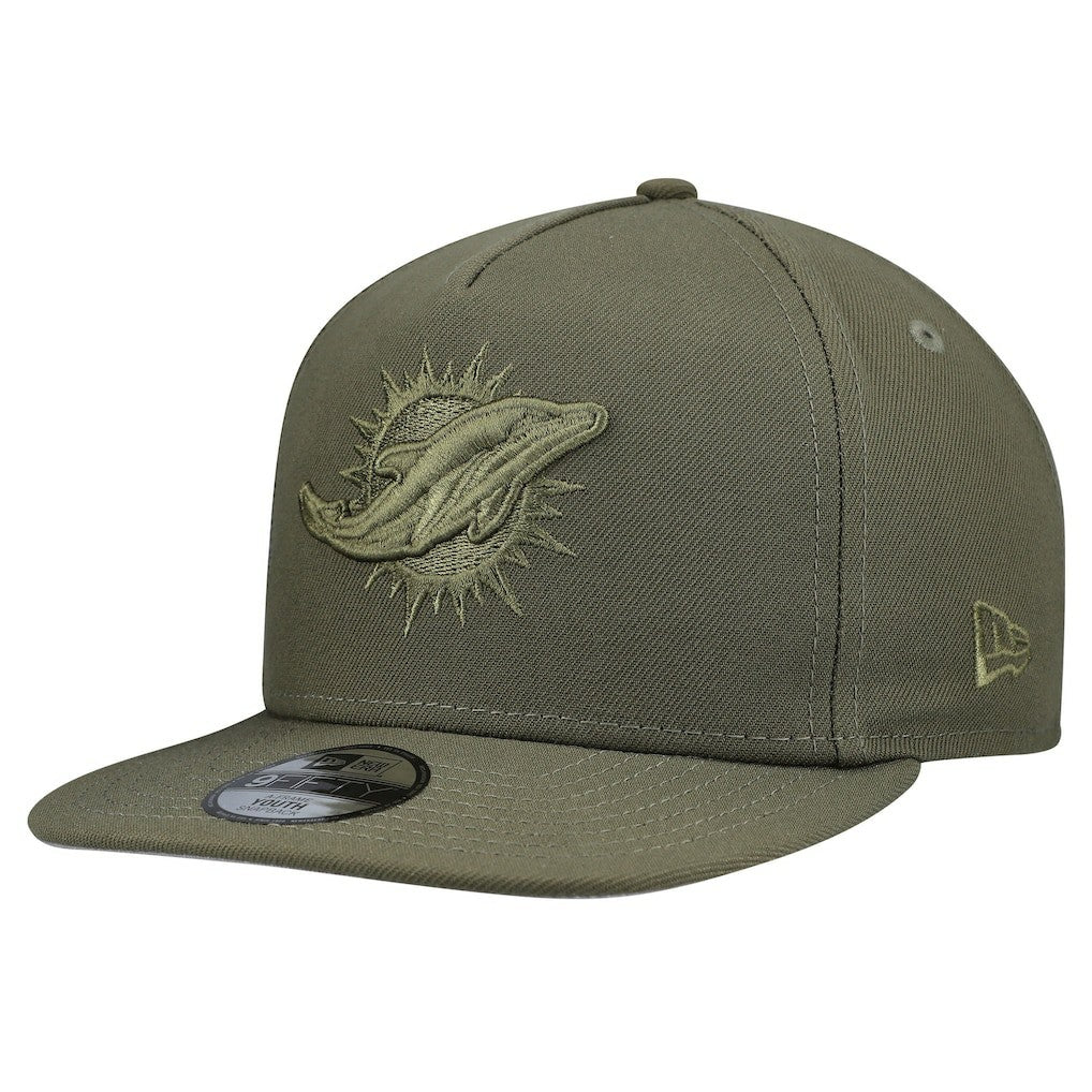 Youth Color Pack A-Frame 9FIFTY Snapback Hat - Miami Dolphins Hats