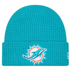 Youth Waffle Cuffed Knit Hat - Miami Dolphins Hats