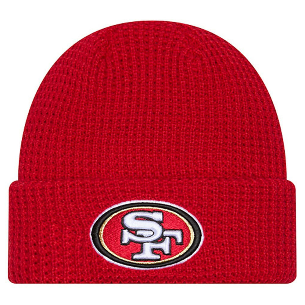 Youth Waffle Cuffed Knit Hat - San Francisco 49ers Hats