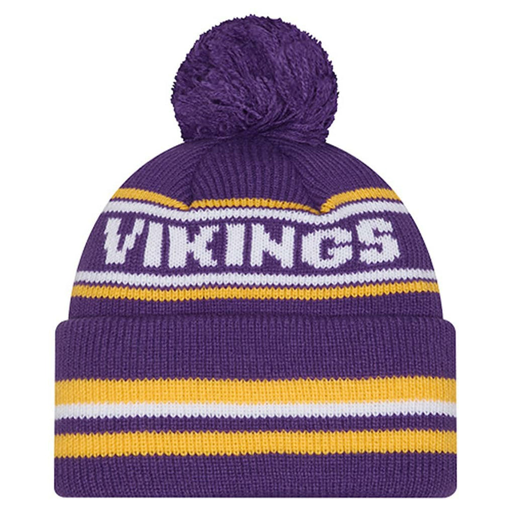 Youth Classic Cuffed Knit Hat with Pom - Minnesota Vikings Hats
