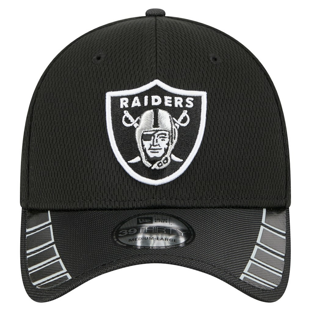 Visor Hit 39THIRTY Flex Hat - Las Vegas Raiders Hats