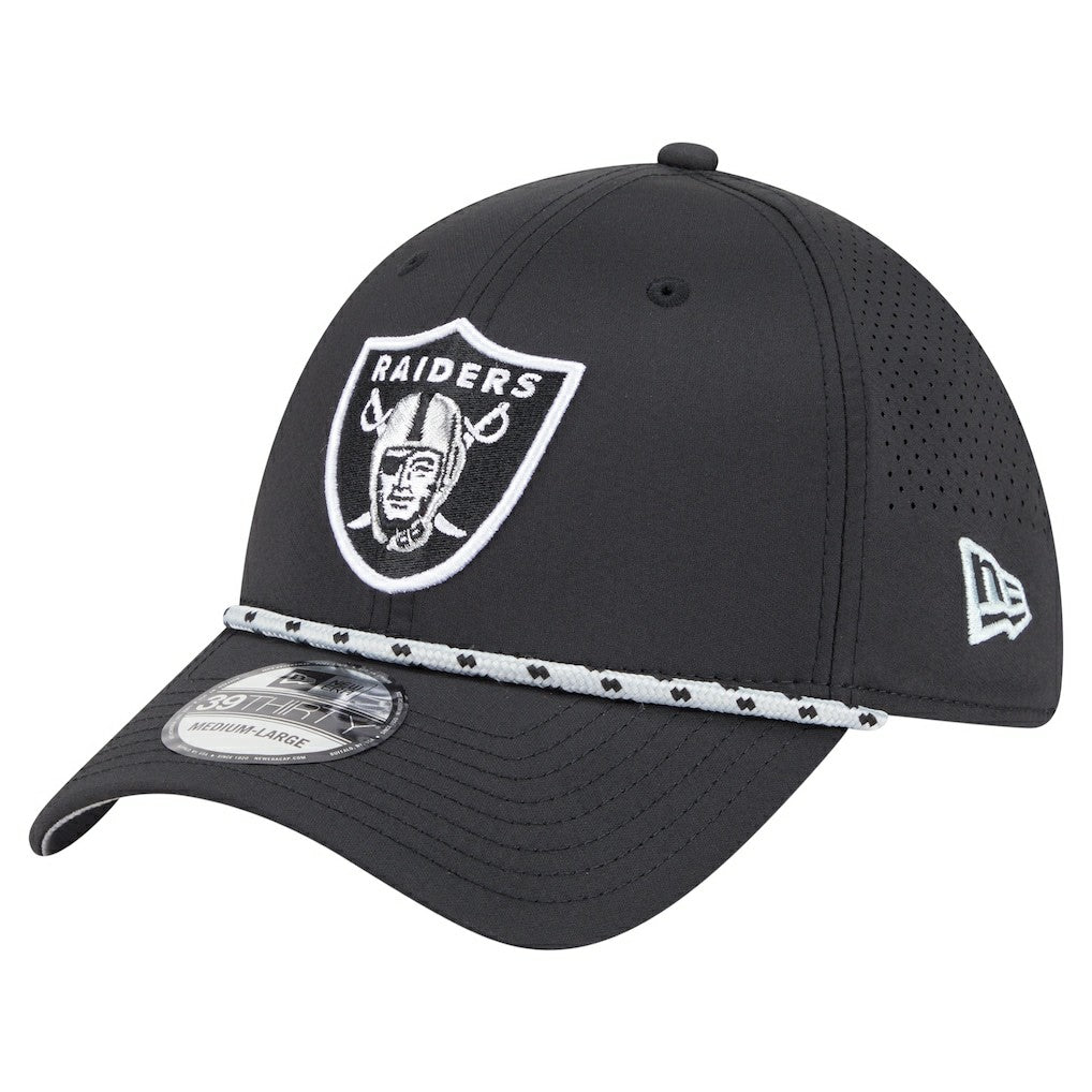 Perforated 39THIRTY Flex Hat - Las Vegas Raiders Hats