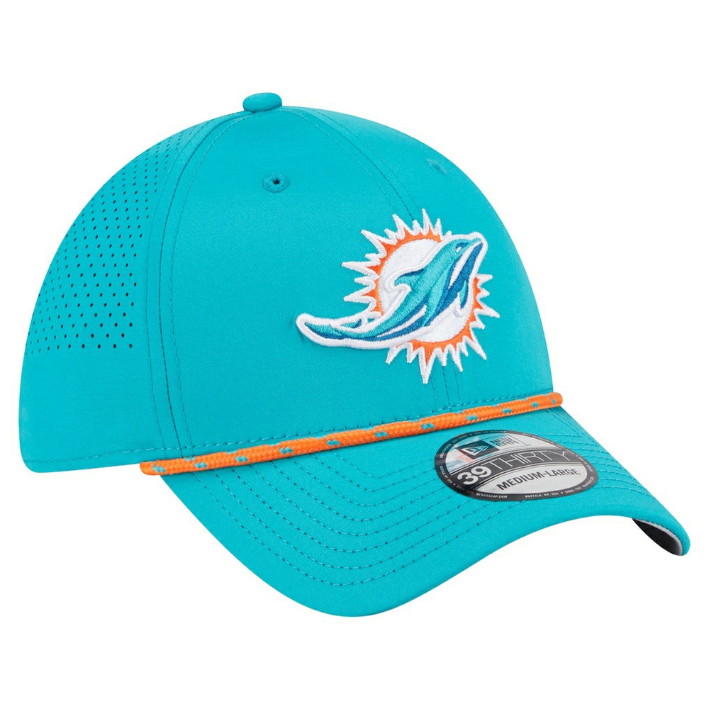 Perforated 39THIRTY Flex Hat - Miami Dolphins Hats