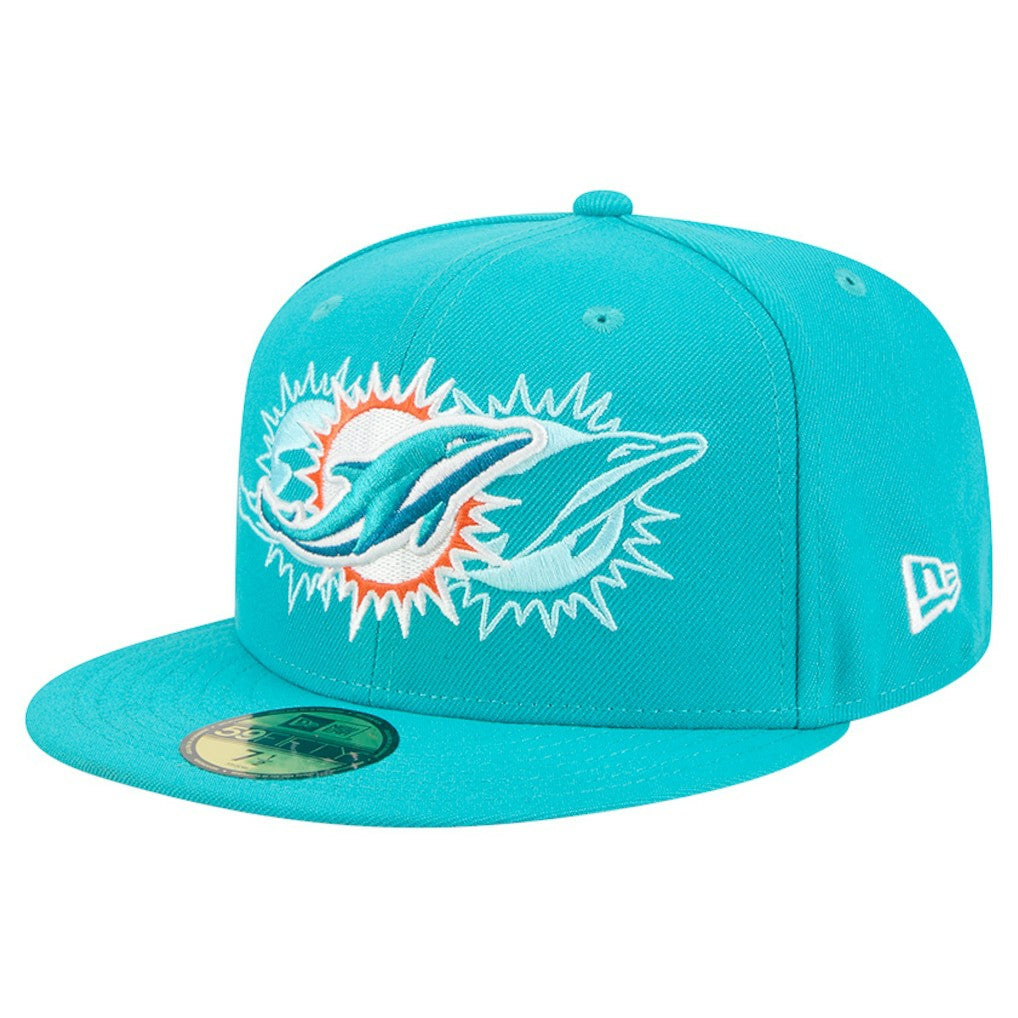 Tri-Hit 59FIFTY Fitted Hat - Miami Dolphins Hats