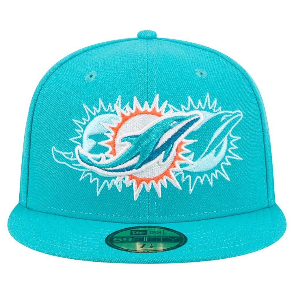 Tri-Hit 59FIFTY Fitted Hat - Miami Dolphins Hats