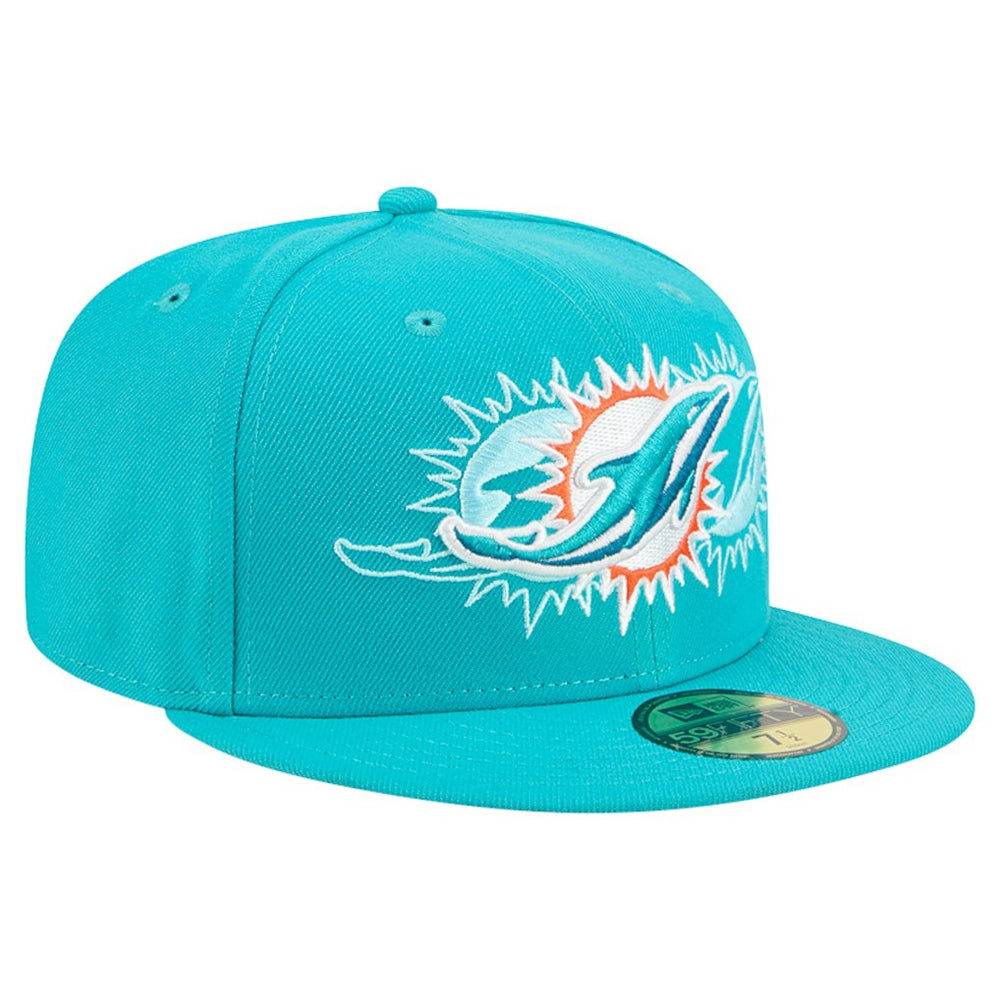 Tri-Hit 59FIFTY Fitted Hat - Miami Dolphins Hats