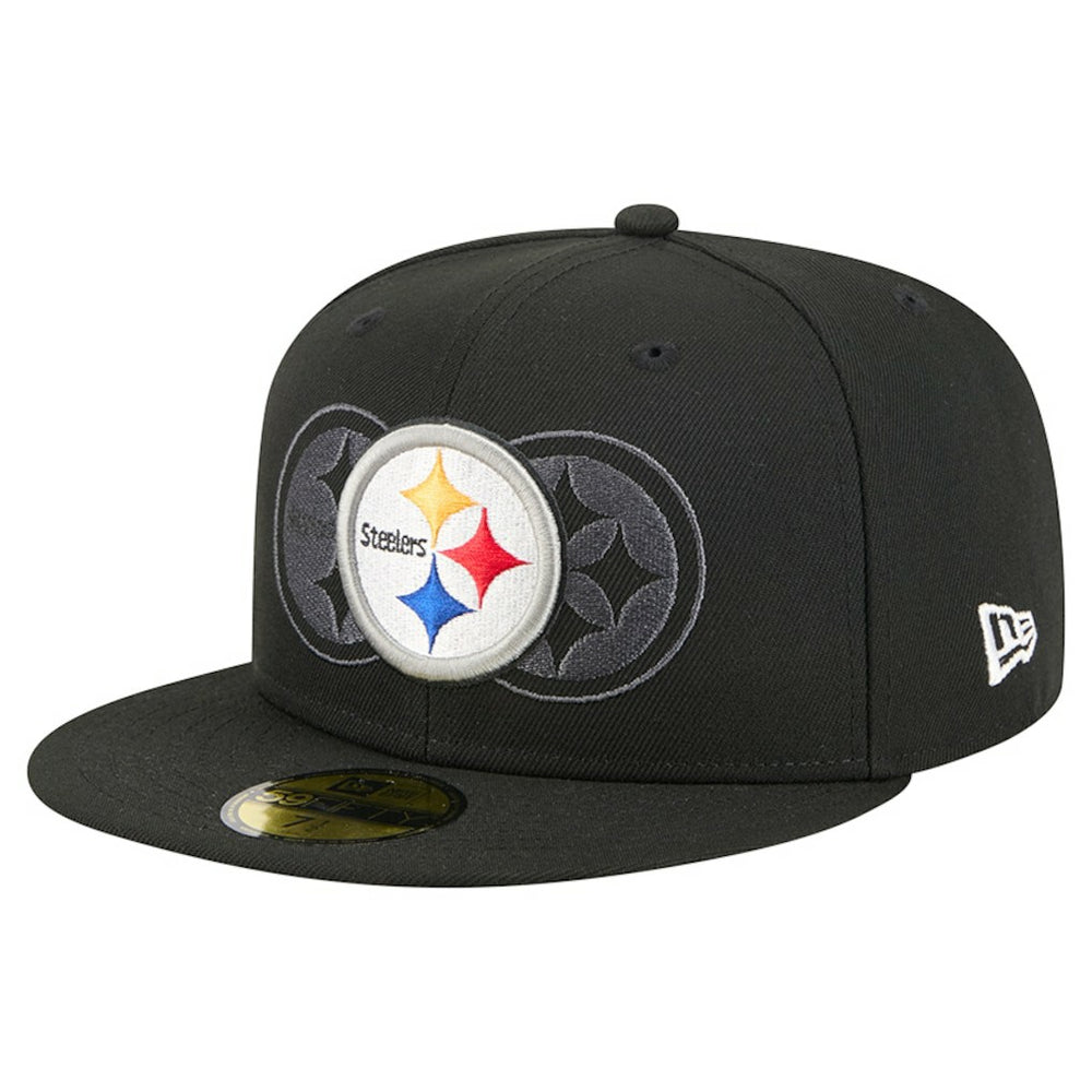 Tri-Hit 59FIFTY Fitted Hat - Pittsburgh Steelers Hats