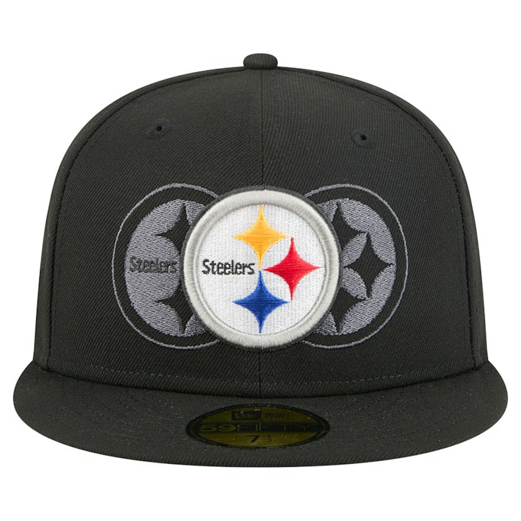Tri-Hit 59FIFTY Fitted Hat - Pittsburgh Steelers Hats