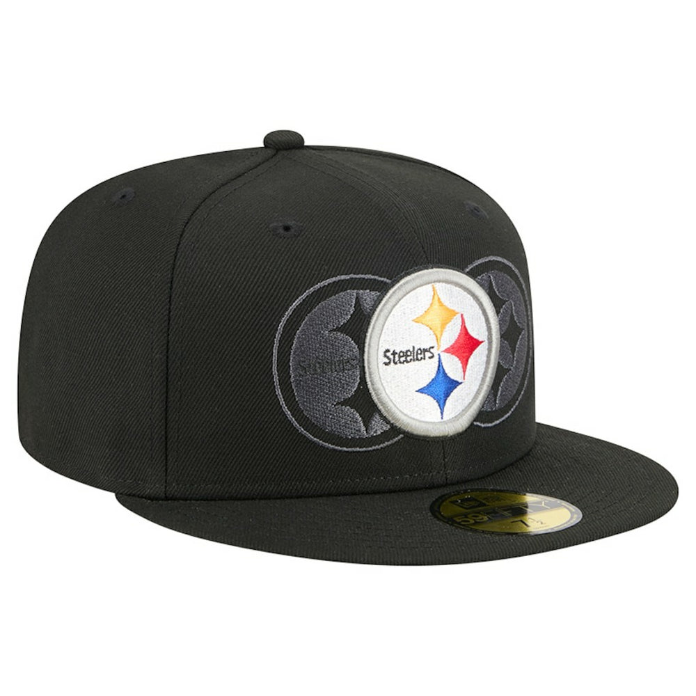 Tri-Hit 59FIFTY Fitted Hat - Pittsburgh Steelers Hats