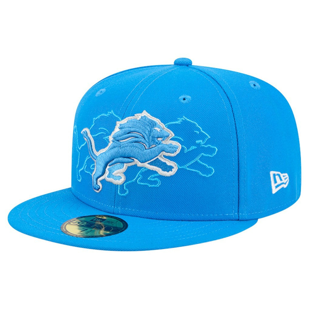 Tri-Hit 59FIFTY Fitted Hat - Detroit Lions Hats