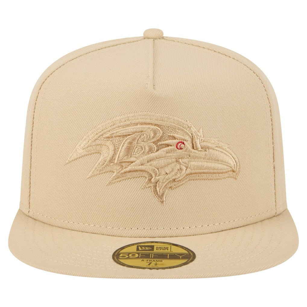 Color Pack A-Frame 59FIFTY Fitted Hat - Baltimore Ravens Hats