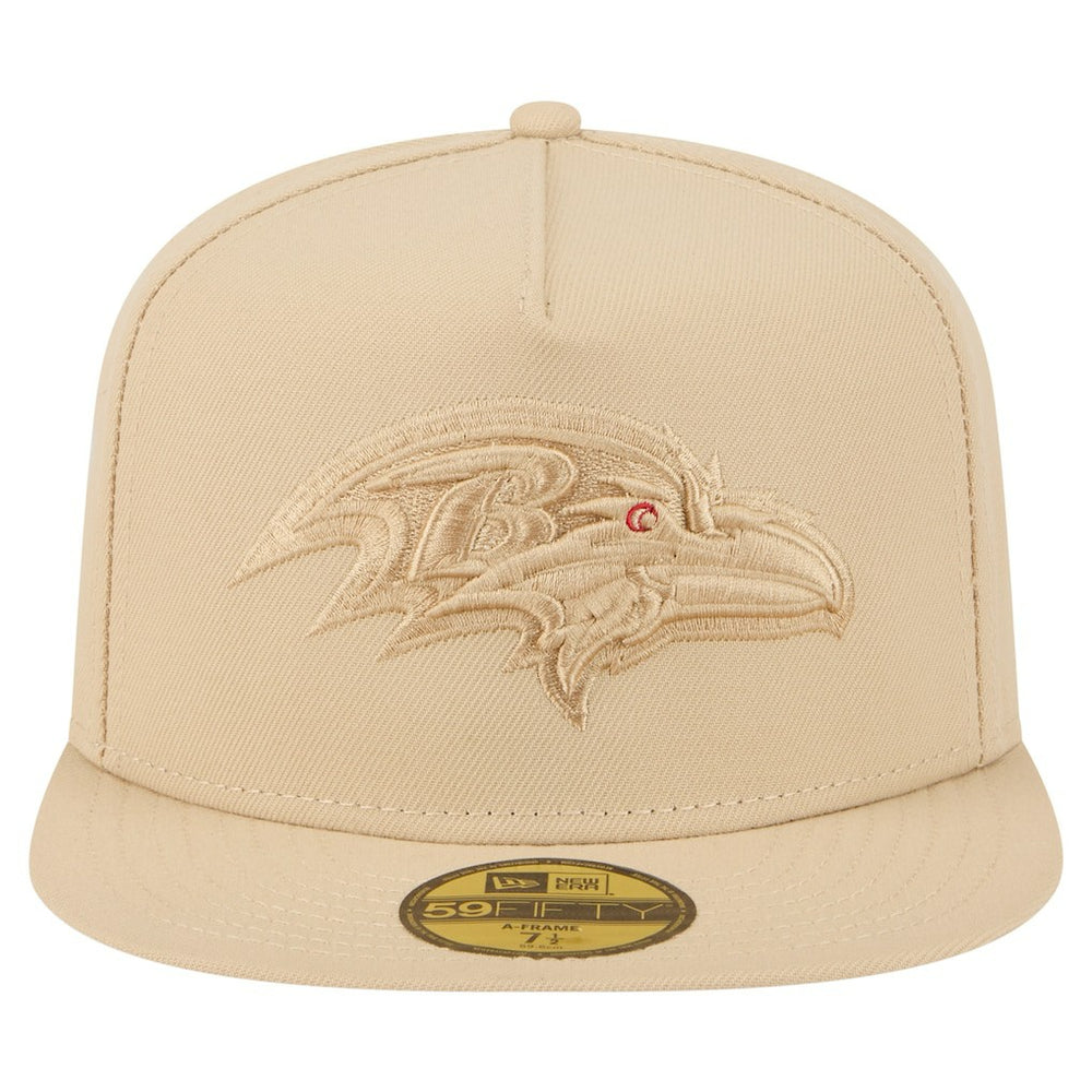 Color Pack A-Frame 59FIFTY Fitted Hat - Baltimore Ravens Hats