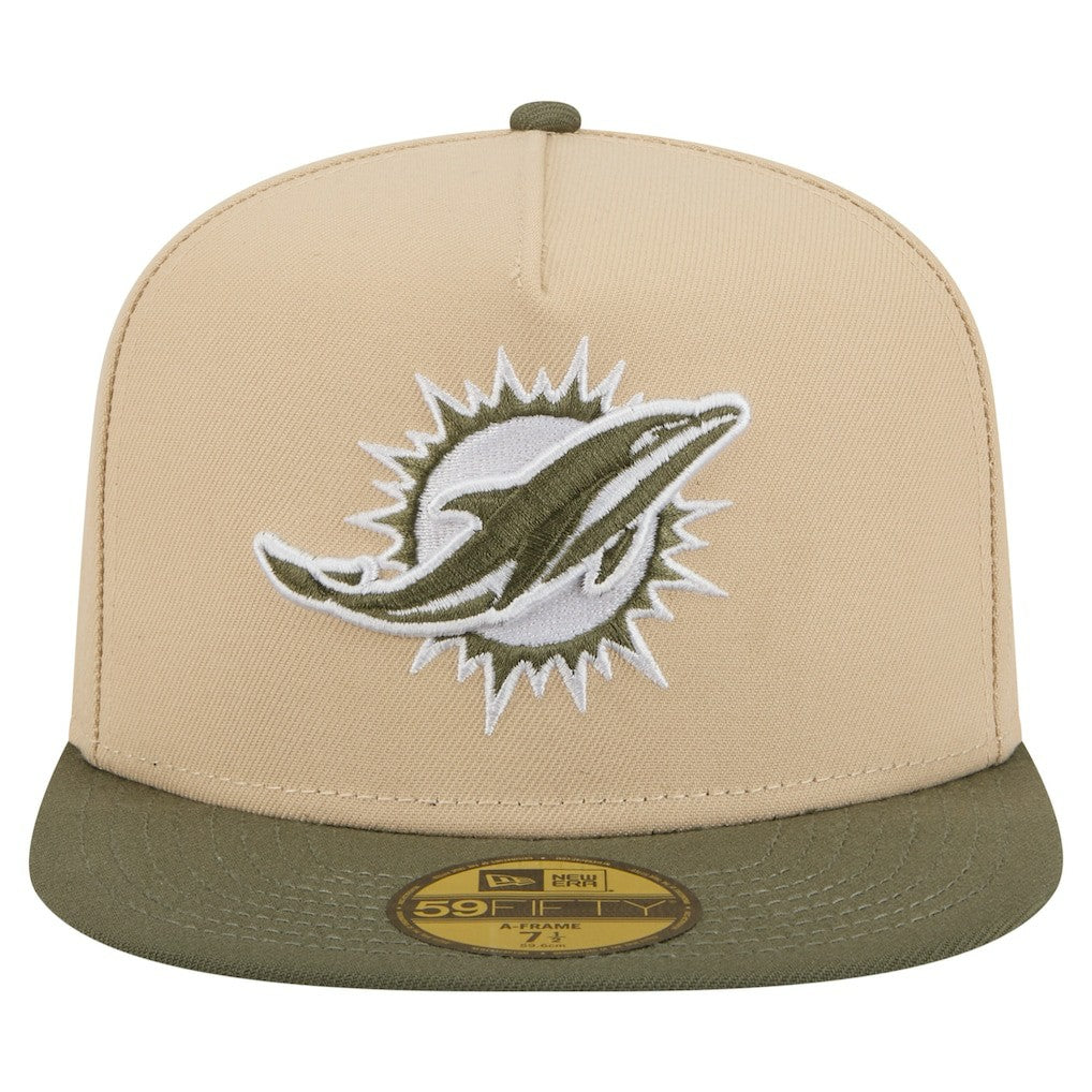 Color Pack A-Frame 59FIFTY Fitted Hat - Miami Dolphins Hats