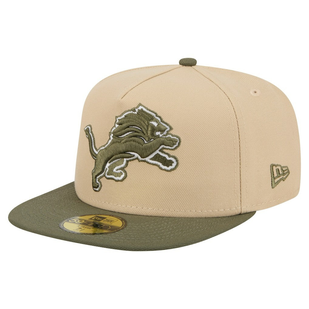 Color Pack A-Frame 59FIFTY Fitted Hat - Detroit Lions Hats