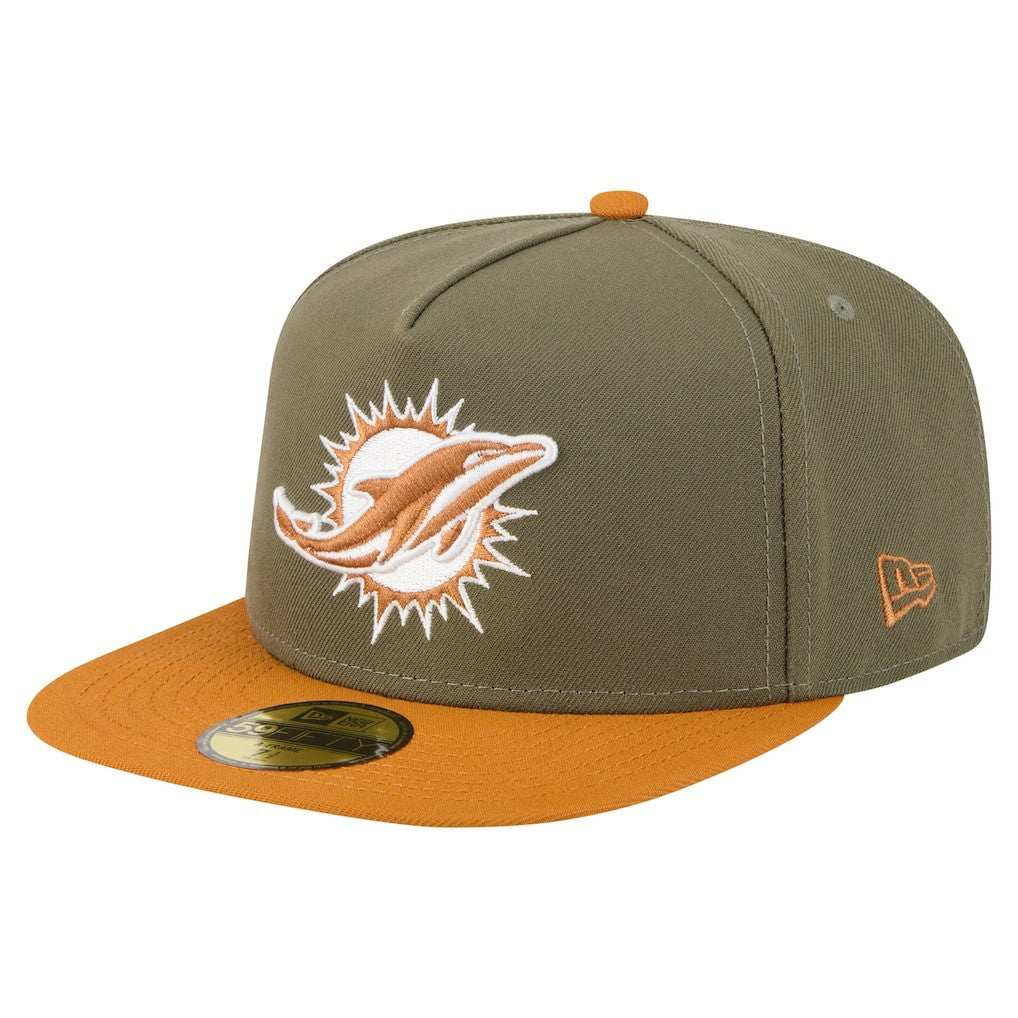 Color Pack A-Frame 59FIFTY Fitted Hat - Miami Dolphins Hats