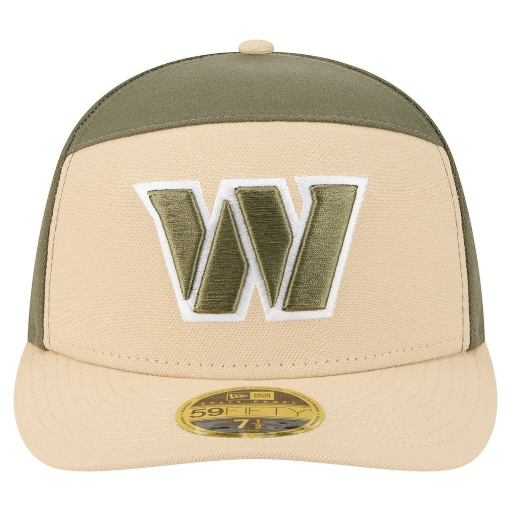 Two-Tone Color Pack Split Panel 59FIFTY Fitted Hat - Washington Commanders Hats