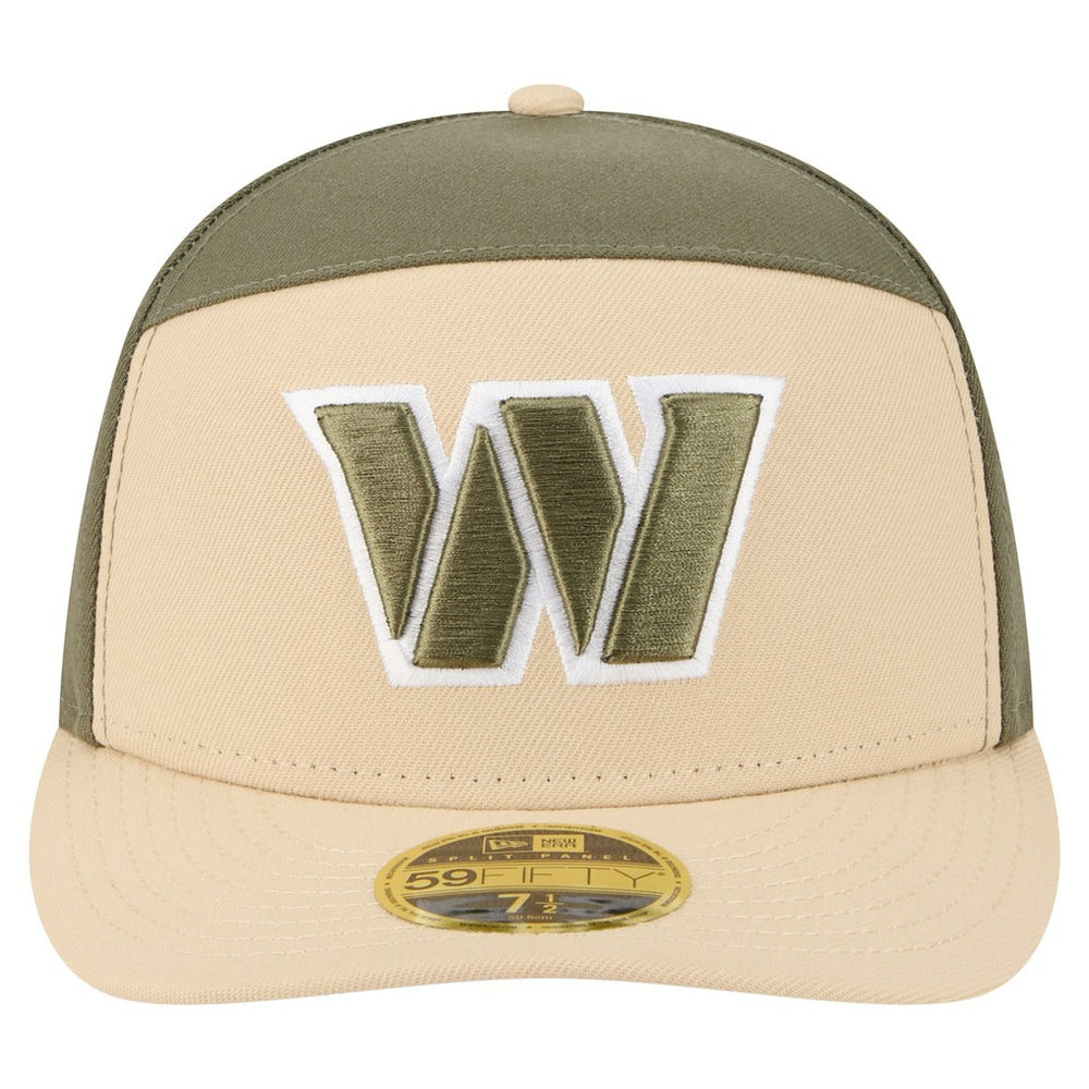 Two-Tone Color Pack Split Panel 59FIFTY Fitted Hat - Washington Commanders Hats