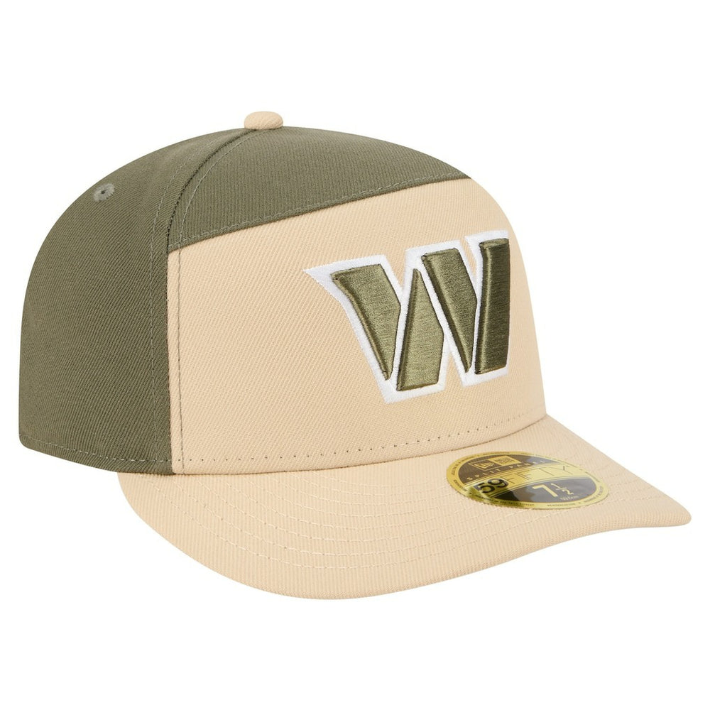 Two-Tone Color Pack Split Panel 59FIFTY Fitted Hat - Washington Commanders Hats