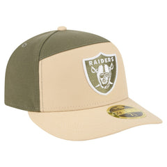 Two-Tone Color Pack Split Panel 59FIFTY Fitted Hat - Las Vegas Raiders Hats