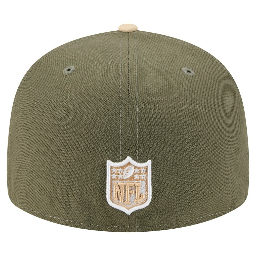 Two-Tone Color Pack Split Panel 59FIFTY Fitted Hat - Las Vegas Raiders Hats