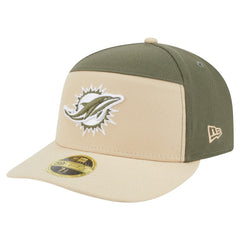 Two-Tone Color Pack Split Panel 59FIFTY Fitted Hat - Miami Dolphins Hats