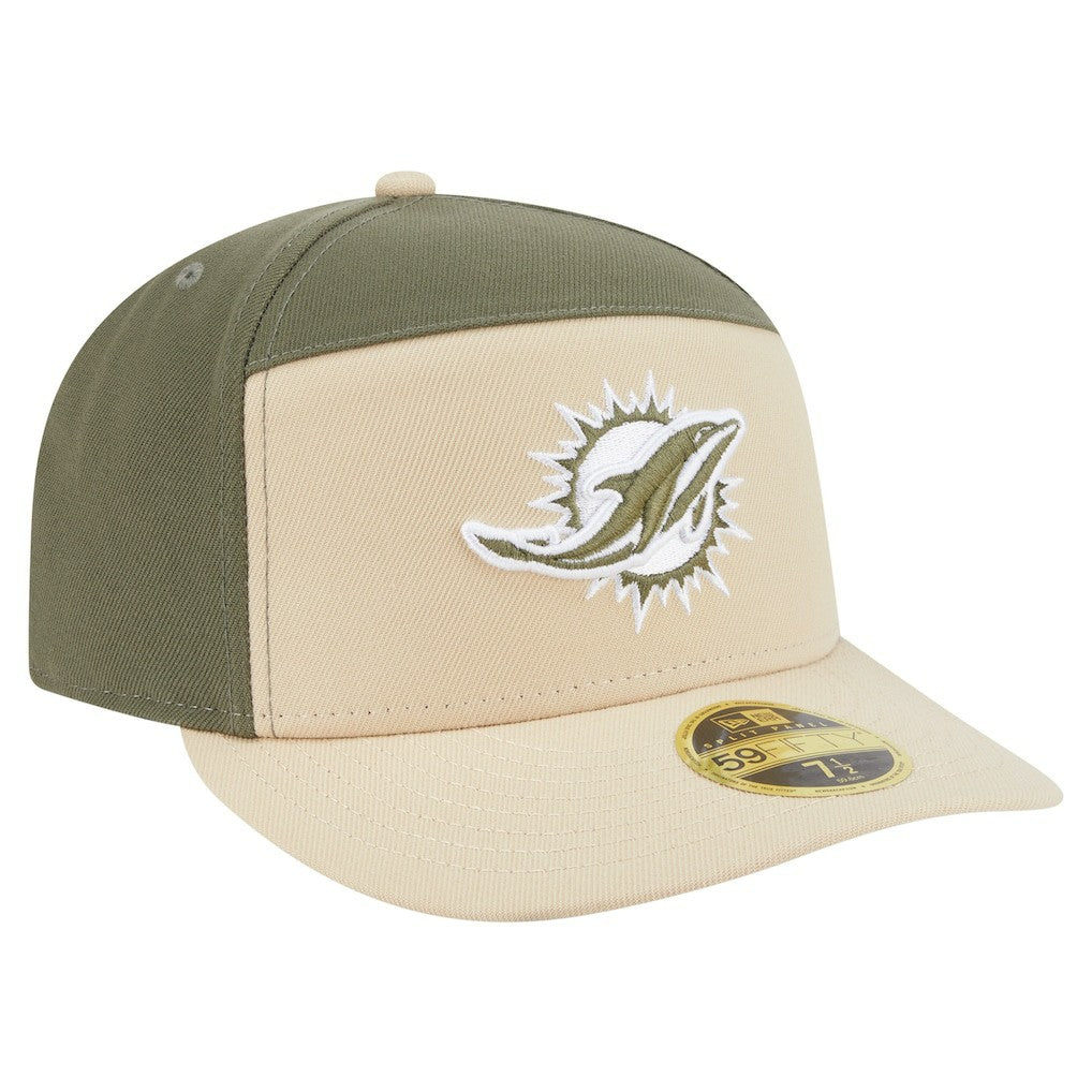 Two-Tone Color Pack Split Panel 59FIFTY Fitted Hat - Miami Dolphins Hats