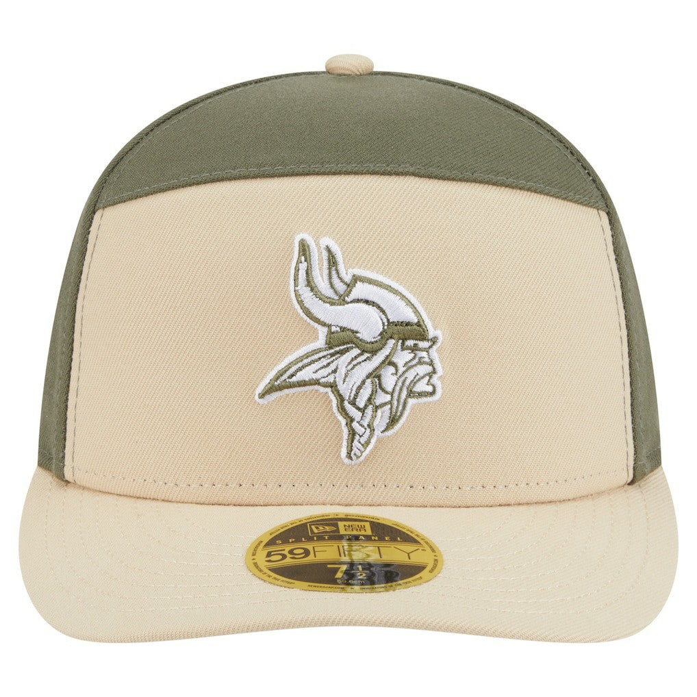 Two-Tone Color Pack Split Panel 59FIFTY Fitted Hat - Minnesota Vikings Hats