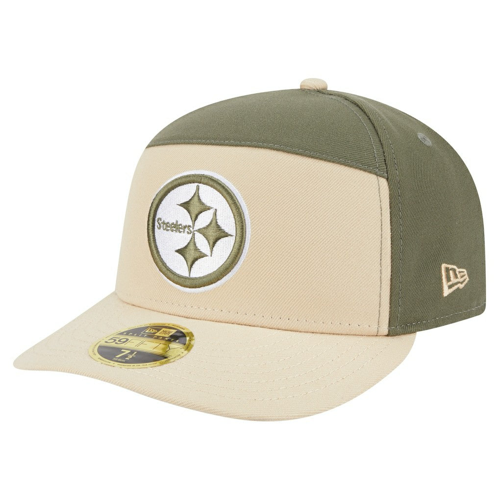 Two-Tone Color Pack Split Panel 59FIFTY Fitted Hat - Pittsburgh Steelers Hats