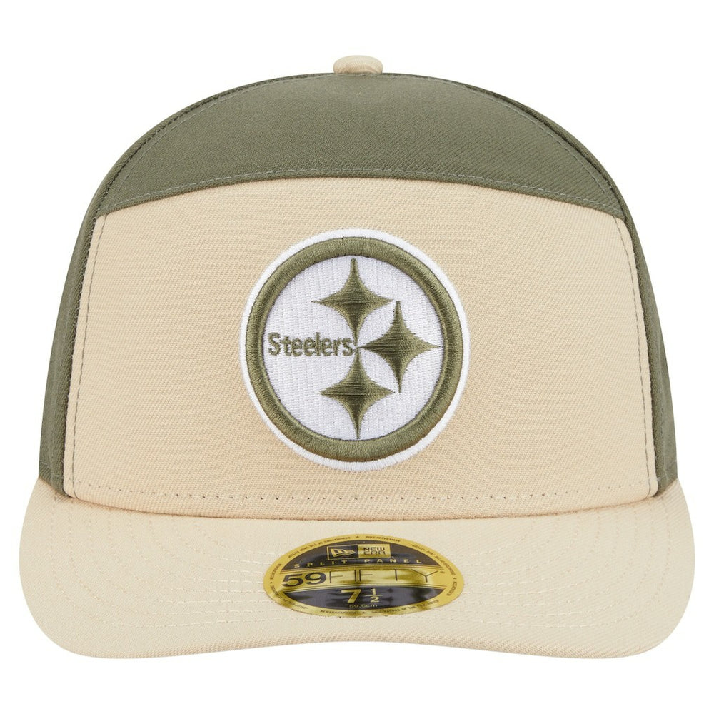 Two-Tone Color Pack Split Panel 59FIFTY Fitted Hat - Pittsburgh Steelers Hats
