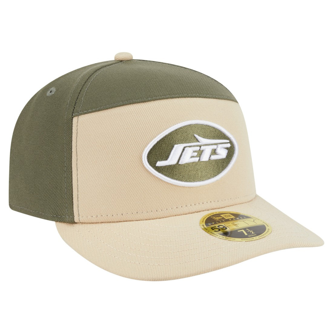 Two-Tone Color Pack Split Panel 59FIFTY Fitted Hat - New York Jets Hats