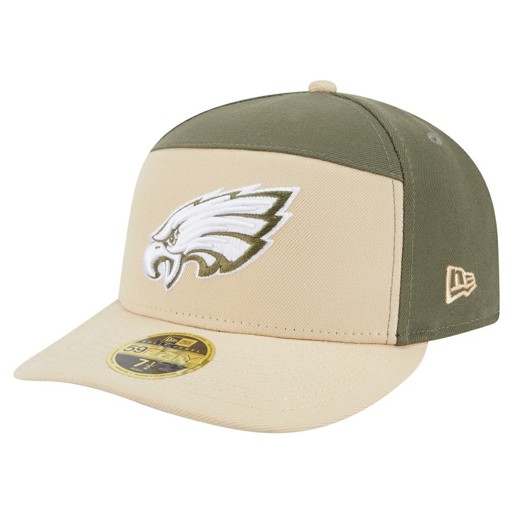 Two-Tone Color Pack Split Panel 59FIFTY Fitted Hat - Philadelphia Eagles Hats