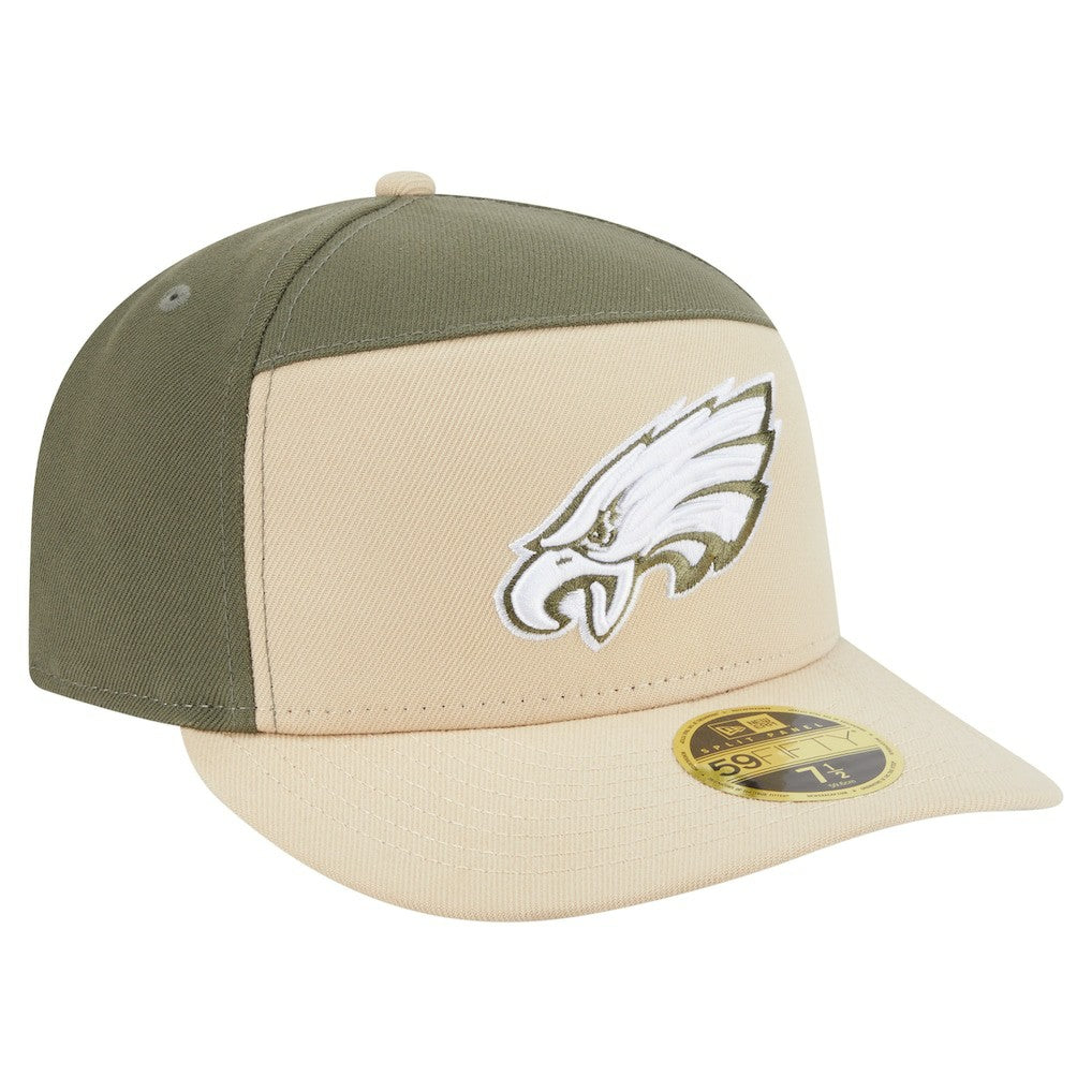 Two-Tone Color Pack Split Panel 59FIFTY Fitted Hat - Philadelphia Eagles Hats