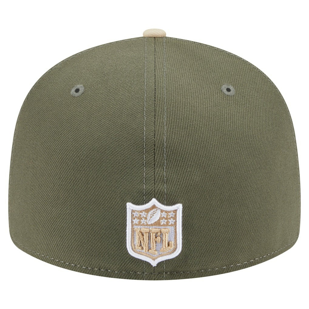 Two-Tone Color Pack Split Panel 59FIFTY Fitted Hat - Detroit Lions Hats