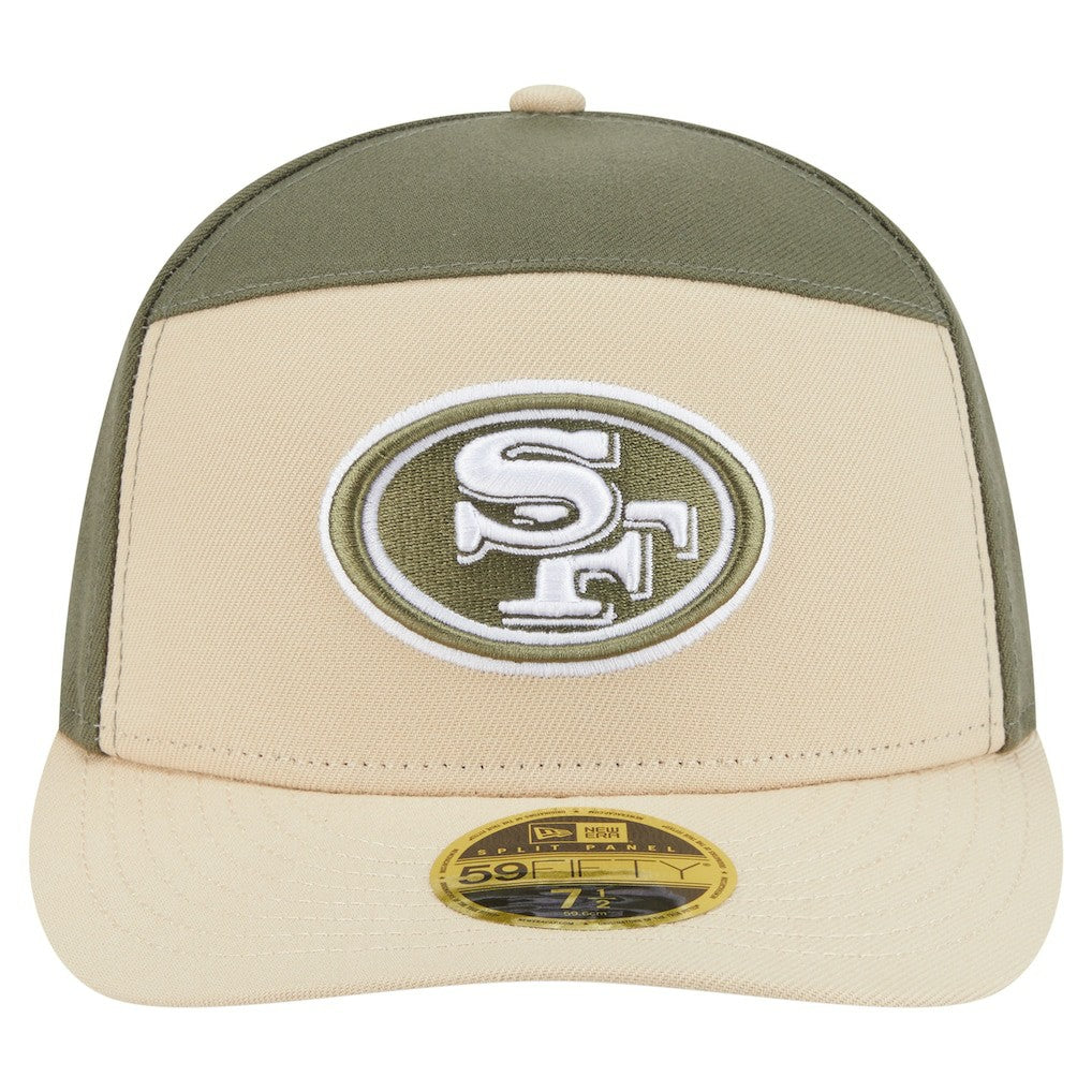 Two-Tone Color Pack Split Panel 59FIFTY Fitted Hat - San Francisco 49ers Hats