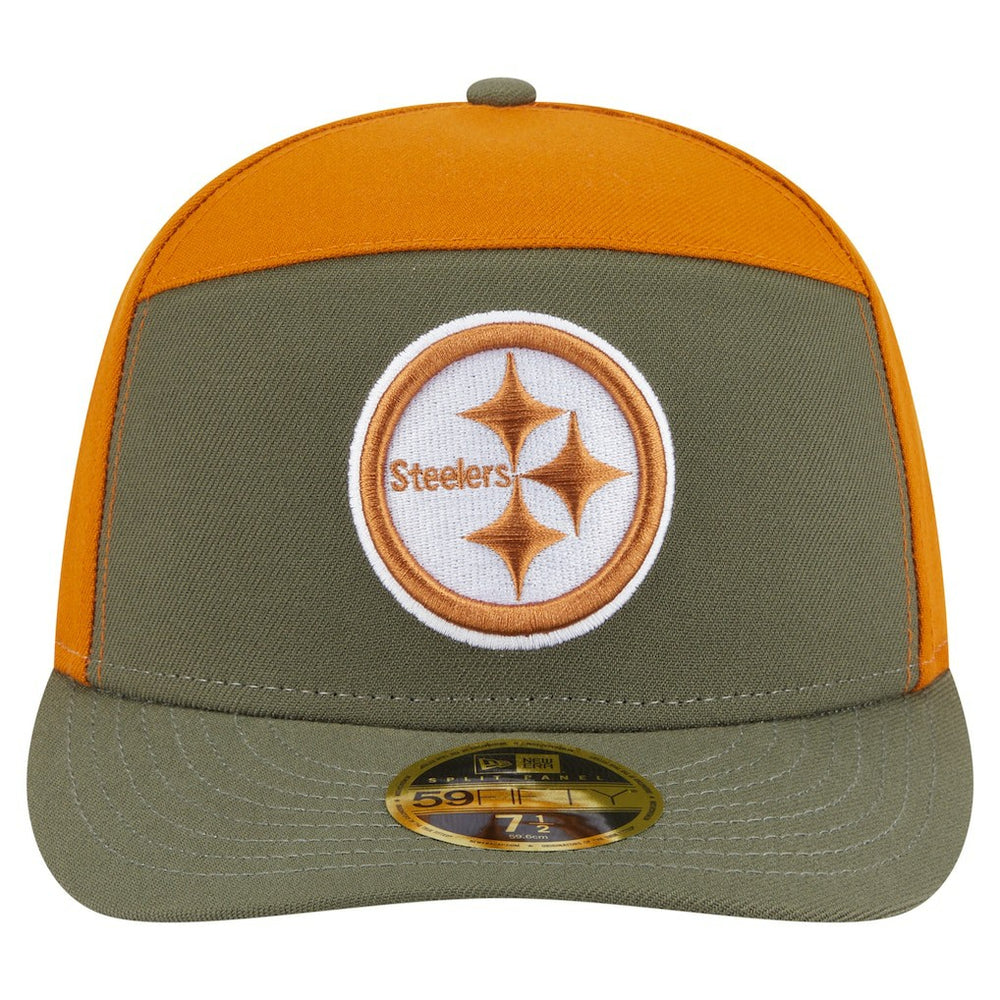 Two-Tone Color Pack Split Panel 59FIFTY Fitted Hat - Pittsburgh Steelers Hats