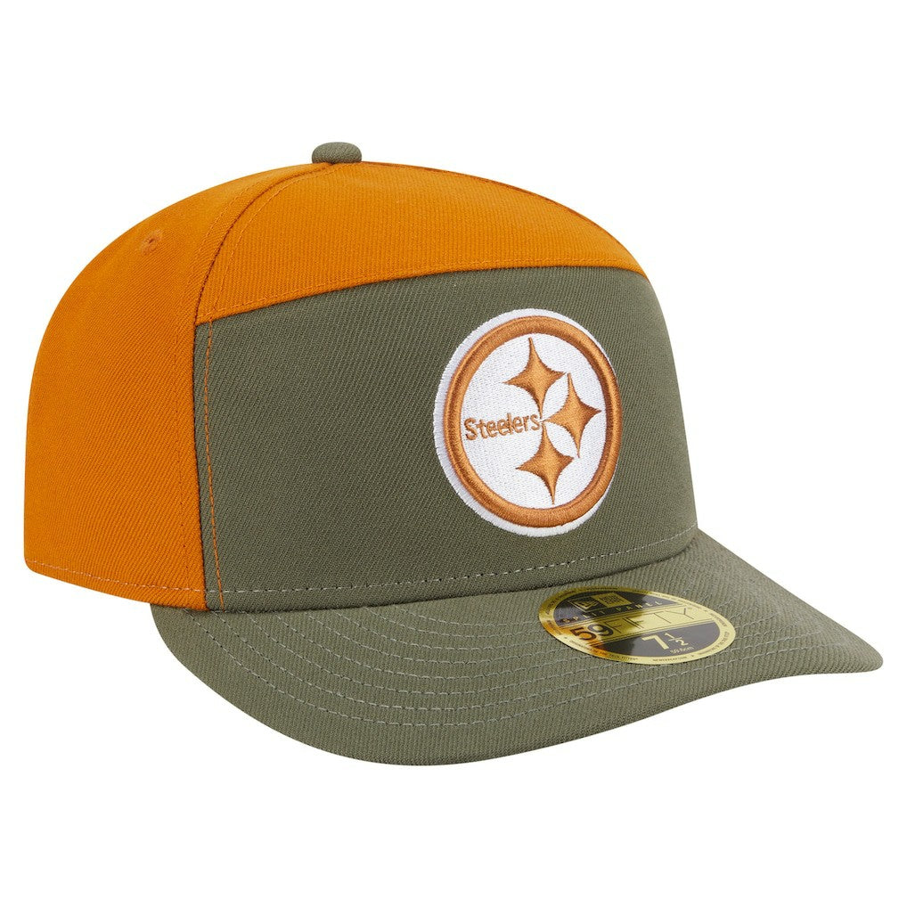 Two-Tone Color Pack Split Panel 59FIFTY Fitted Hat - Pittsburgh Steelers Hats