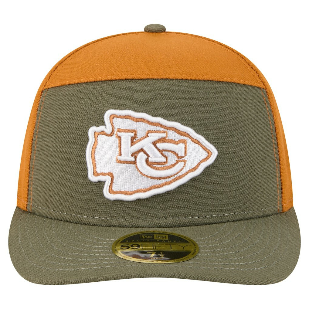 Two-Tone Color Pack Split Panel 59FIFTY Fitted Hat - Kansas City Chiefs Hats