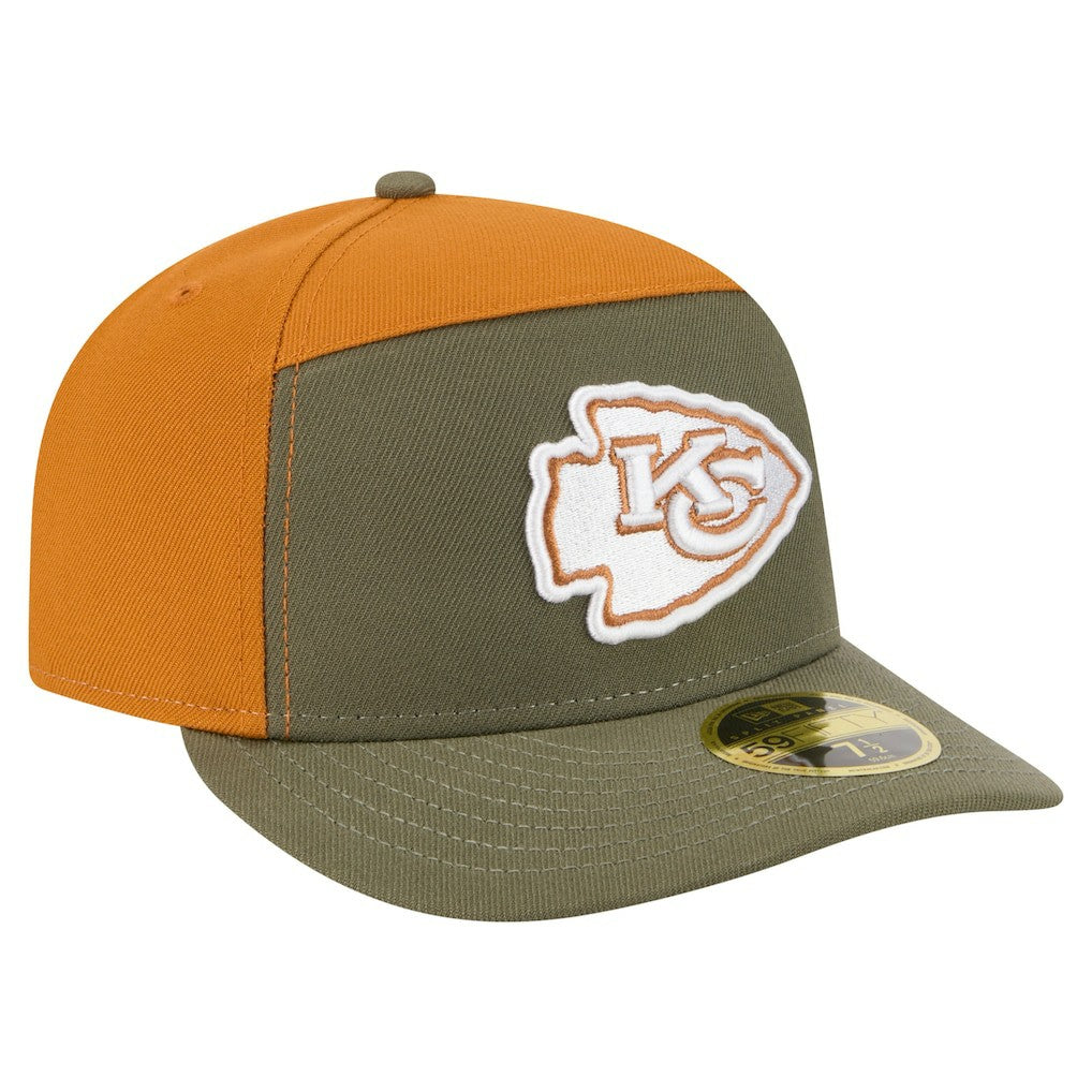 Two-Tone Color Pack Split Panel 59FIFTY Fitted Hat - Kansas City Chiefs Hats