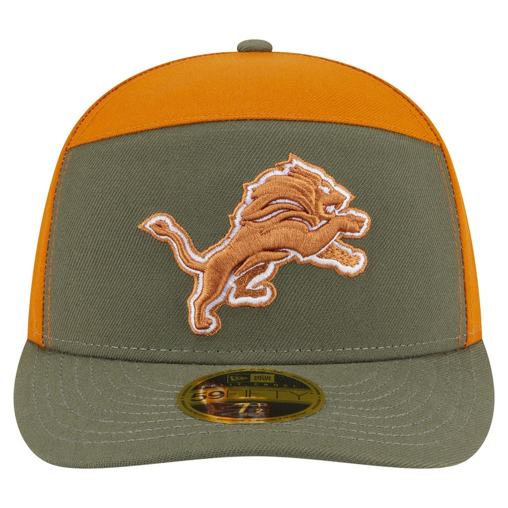 Two-Tone Color Pack Split Panel 59FIFTY Fitted Hat - Detroit Lions Hats