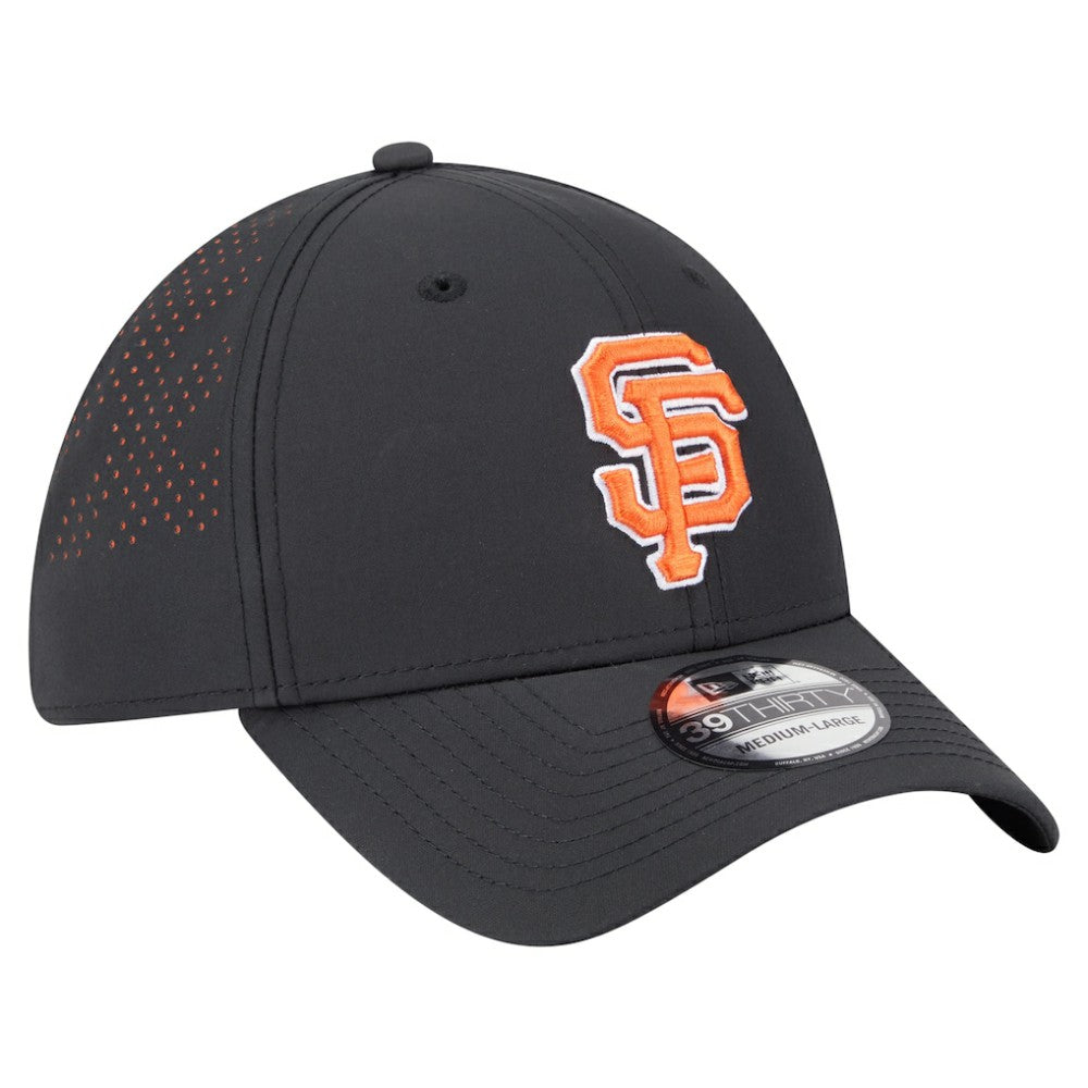 Black San Francisco Giants New Era Night 39THIRTY Flex Hat