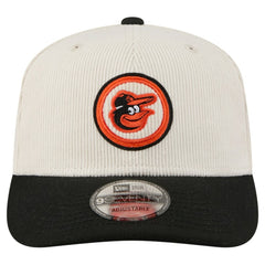 Cream Baltimore Orioles New Era Loyal 9SEVENTY Adjustable Hat